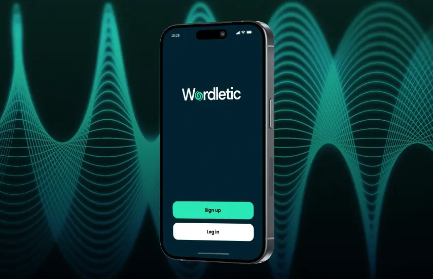 Application Wordletic sur un smartphone